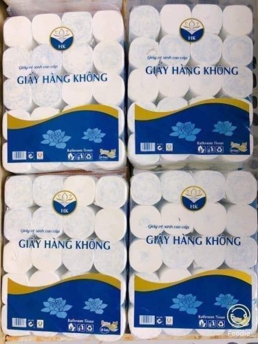 Bịch 20 Cuộn Giấy Vệ Sinh Cao Cấp Hàng Không - Không Lõi - Dai - Mịn