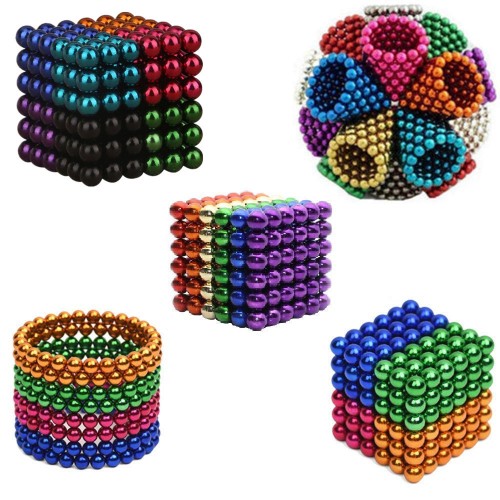 Bi Nam Châm Tròn Bucky Ball 5mm 6 Màu