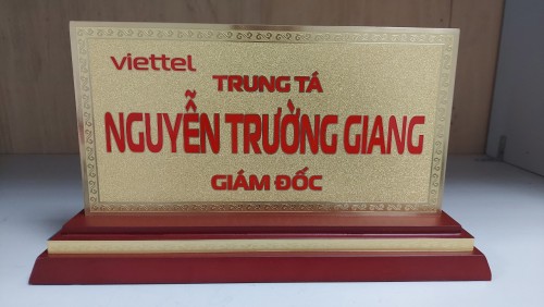 🔥  BẢNG TÊN CHỨC DANH BẰNG ĐỒNG NGUYÊN KHỐI