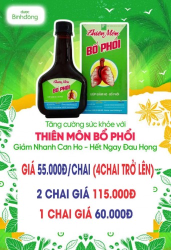 🔥 THIÊN MÔN BỔ PHỔI 🔥 55.000Đ/CHAI (4CHAI TRỞ LÊN)  🔥 2 CHAI GIÁ 115.000Đ 🔥 1 CHAI GIÁ 60.000Đ