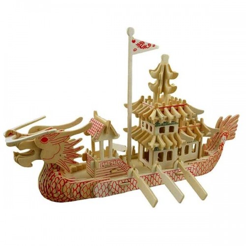 🍀✨🌸 Bộ đồ chơi xếp hình 3D bằng gỗ WOODENTOY G-P047