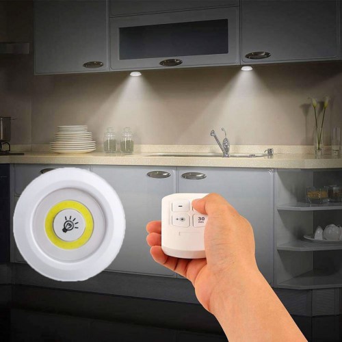 Bộ 3 đèn led mini dán tường