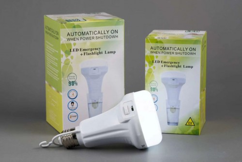 Bóng đèn led khẩn cấp đa năng 15W  (9W0 + Đèn pin có thể sạc lại