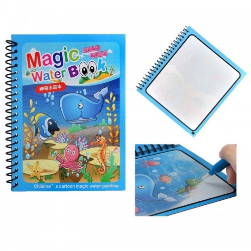 Tranh tô màu nước ma thuật - Magic Water Book