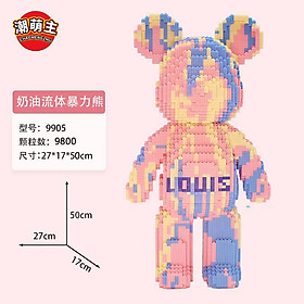 LEGO GẤU LOUIS NO.9905 CAO 50CM - 4699 MẢNH GHÉP