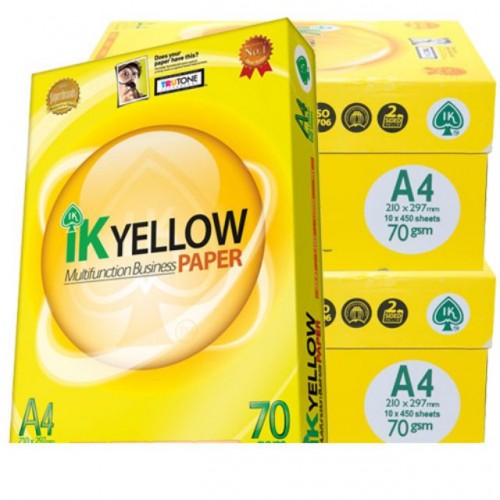 Giấy A4 IK YELLOW 70gms