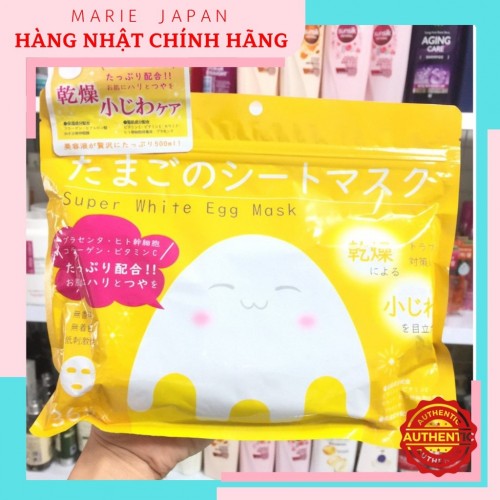 Mặt Nạ Super White Egg Mask 36 Miếng - HÀNG NHẬT NỘI ĐỊA