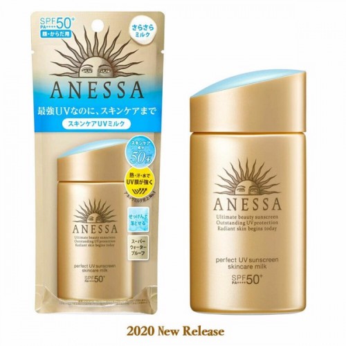 Sữa chống nắng dưỡng da Anessa Perfect UV Sunscreen Skincare Milk SPF50+/PA++++ 60ml – Mẫu mới- HÀNG NHẬT NỘI ĐỊA