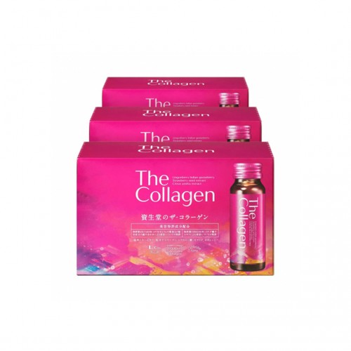 Combo 3 hộp nước uống đẹp da The Collagen Shiseido (Hộp 10 chai x 50ml) -HÀNG NHẬT NỘI ĐỊA