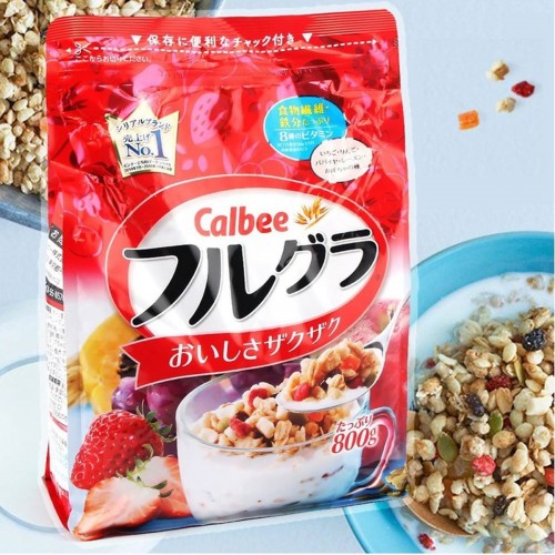 Ngũ cốc Calbee nội địa Nhật Bản 800g - HÀNG NHẬT NỘI ĐỊA