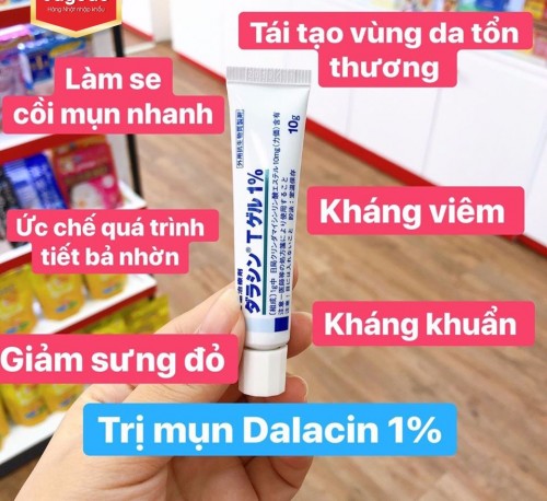 Kem trị mụn Dalacin T Gel 1% Nhật Bản 10g- HÀNG NHẬT NỘI ĐỊA