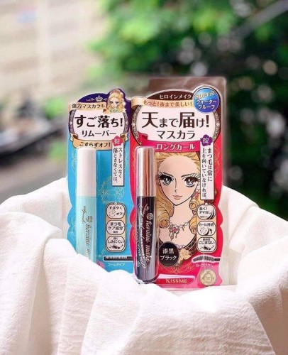 Set mascara và tẩy trang mascara Kiss me Heroine Makeup- HÀNG NHẬT NỘI ĐỊA