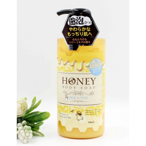 SỮA TẮM HONEY DƯỠNG ẨM, LÀM MỊN DẠNG GEL - HÀNG NHẬT NỘI ĐỊA