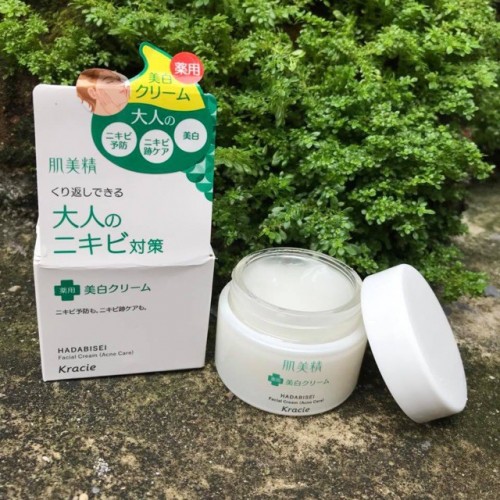 Kem dưỡng da trị mụn Kracie Hadabisei Facial Cream 50g- HÀNG NHẬT NỘI ĐỊA