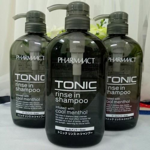 Dầu gội xả 2 trong 1 Pharmaact Tonic Rinse In Shampoo 600ml-  HÀNG NHẬT NỘI ĐỊA