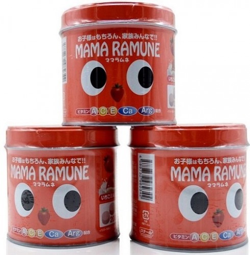 Kẹo cho trẻ biếng ăn MAMA RAMUNE 200 viên (mẫu mới) - HÀNG NHẬT NỘI ĐỊA