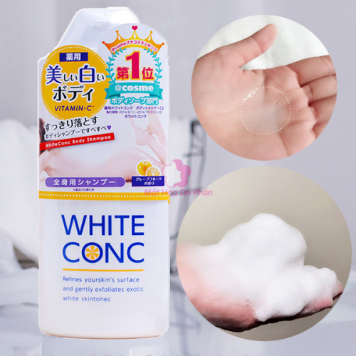 Sữa tắm trắng da White Conc Body Shampoo 360ml- HÀNG NHẬT NỘI ĐỊA