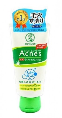 Sữa rửa mặt trị mụn, trứng cá Mentholatum Acnes 130g-HÀNG NHẬT NỘI ĐỊA