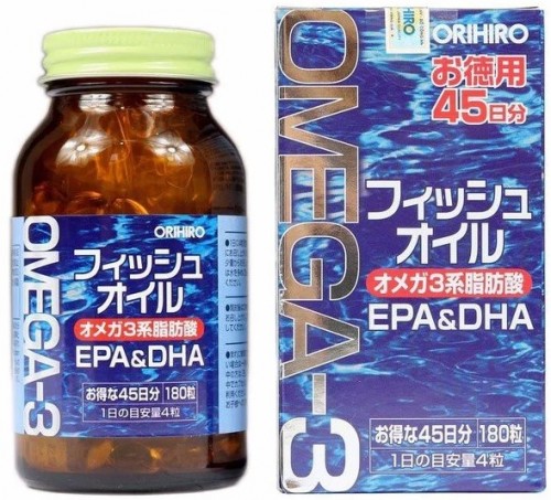 Viên uống Omega 3 Orihiro bổ sung DHA&EPA hộp 180 viên- HÀNG NHẬT NỘI ĐỊA2