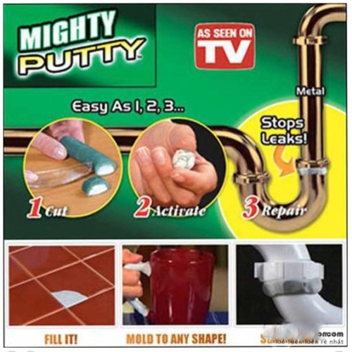 Keo dán thần kỳ Mighty Putty đa năng