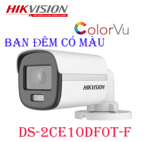 Camera HDTVI ColorVu 2MP HIKVISION DS-2CE12DF3T-F